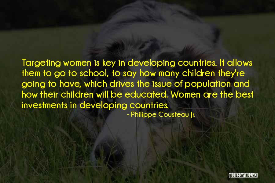 School Issue Quotes By Philippe Cousteau Jr. School Issue Quotes By Philippe Cousteau Jr.