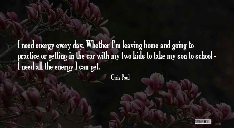 School Leaving Quotes By Chris Paul School Leaving Quotes By Chris Paul