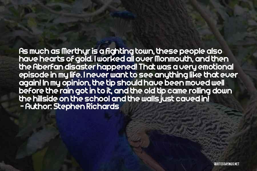 School Life Is Over Quotes By Stephen Richards