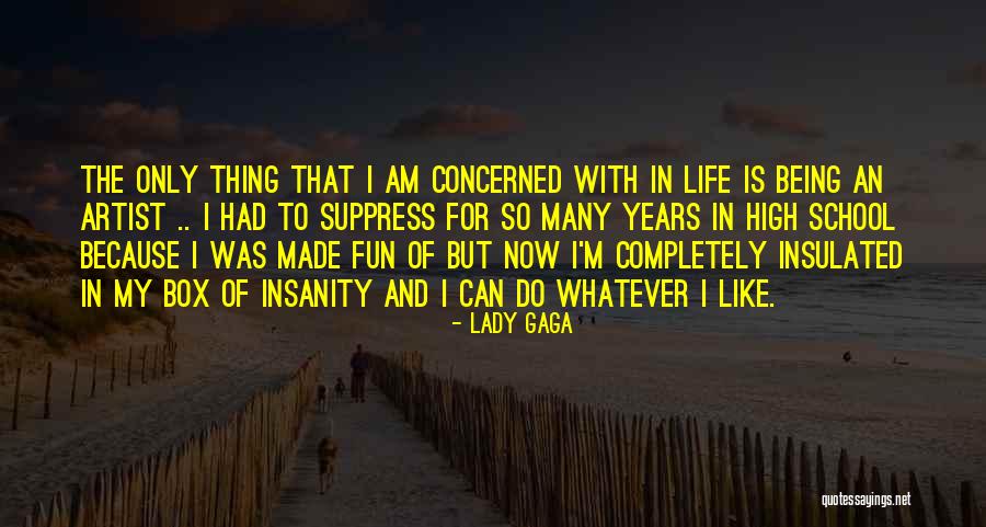 School Life Quotes By Lady Gaga