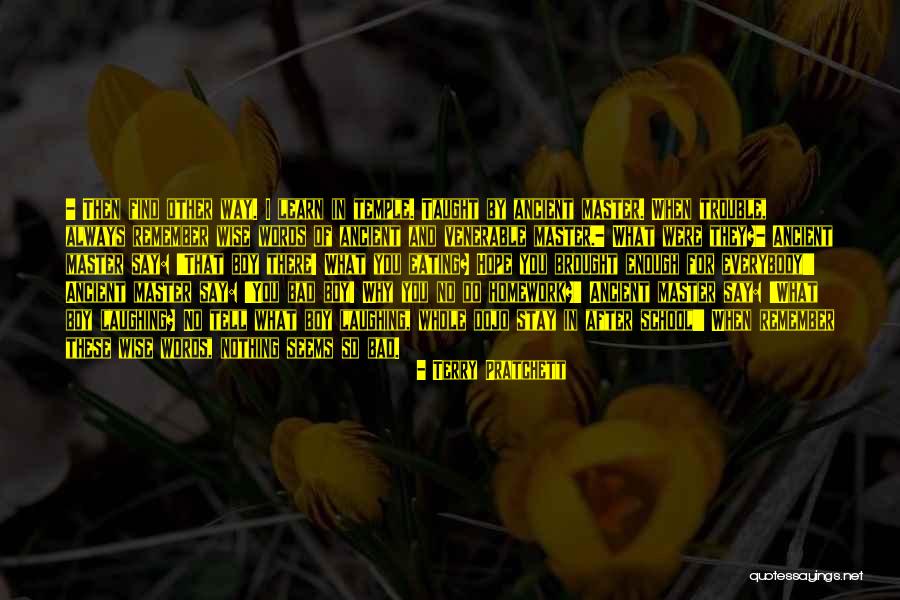 School Master Quotes By Terry Pratchett School Master Quotes By Terry Pratchett