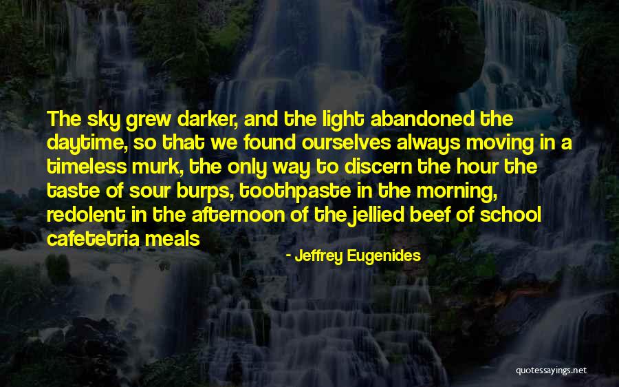 School Meals Quotes By Jeffrey Eugenides School Meals Quotes By Jeffrey Eugenides