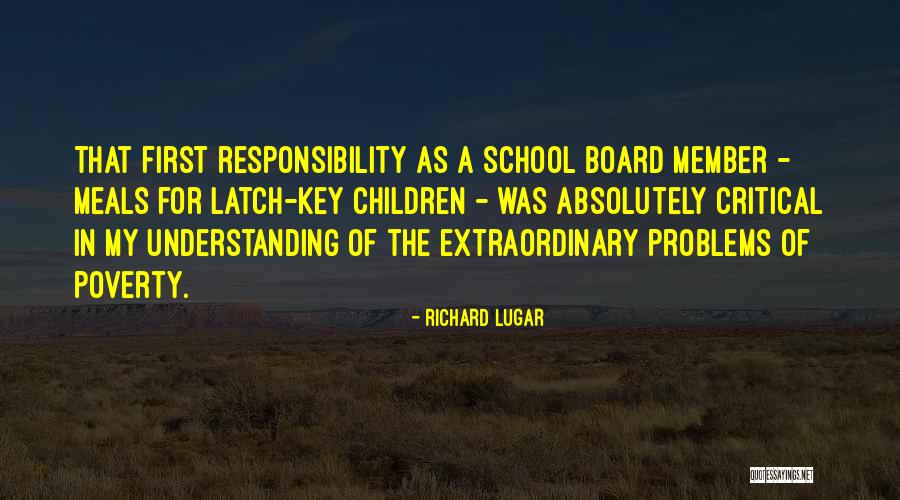 School Meals Quotes By Richard Lugar School Meals Quotes By Richard Lugar