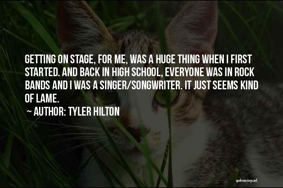 School Of Rock Quotes By Tyler Hilton