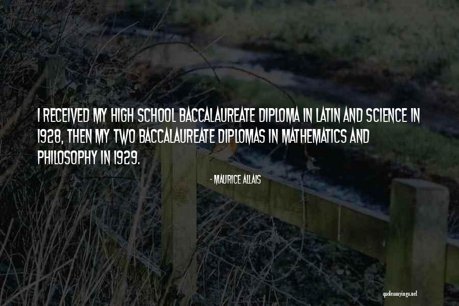 School Philosophy Quotes By Maurice Allais School Philosophy Quotes By Maurice Allais
