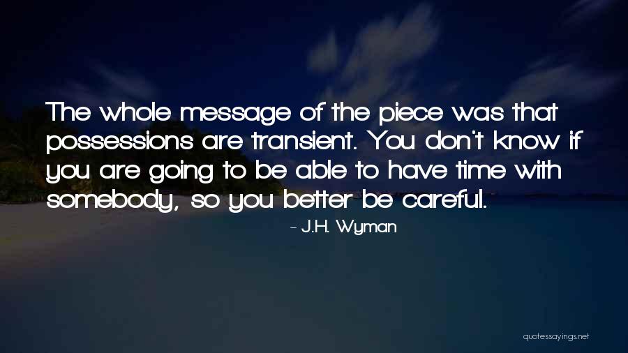 School Qualifications Quotes By J.H. Wyman School Qualifications Quotes By J.H. Wyman