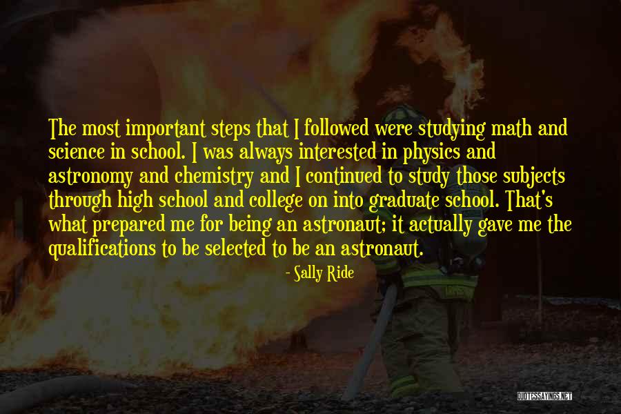 School Qualifications Quotes By Sally Ride School Qualifications Quotes By Sally Ride