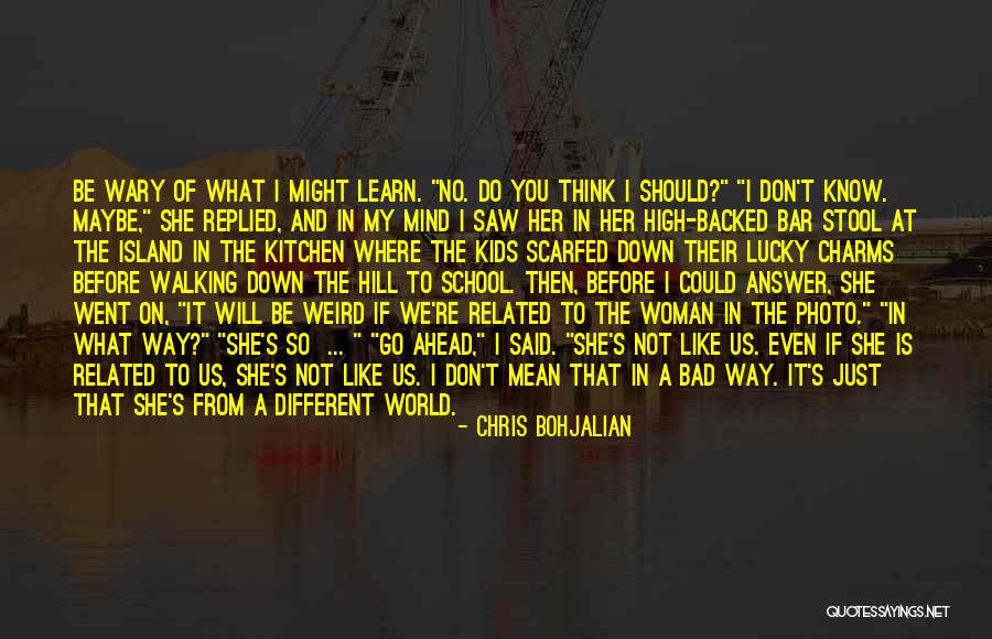 School Related Quotes By Chris Bohjalian