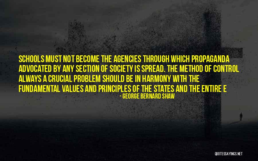 School Section Quotes By George Bernard Shaw