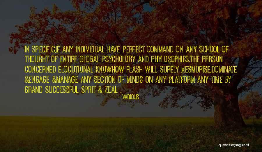 School Section Quotes By Various School Section Quotes By Various
