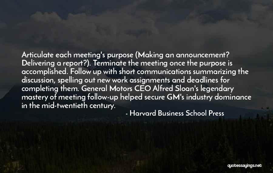 School Short Quotes By Harvard Business School Press