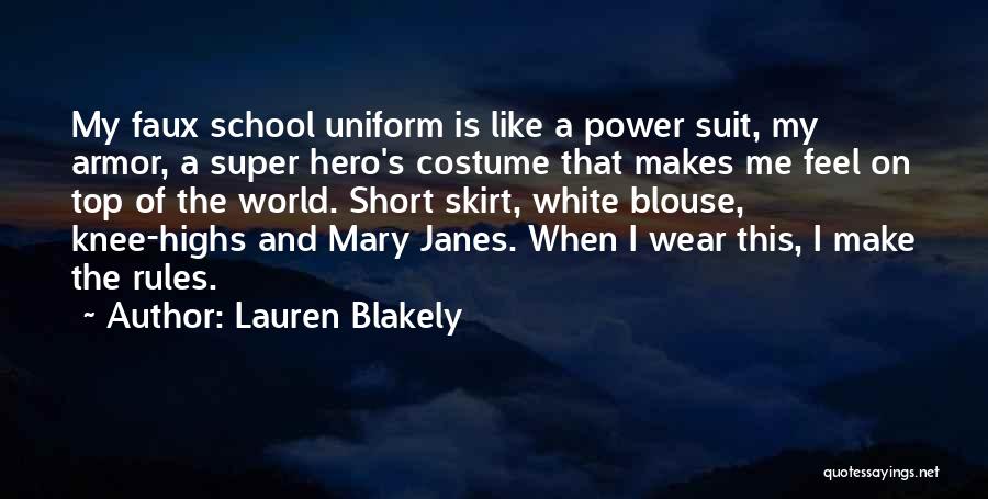 School Short Quotes By Lauren Blakely