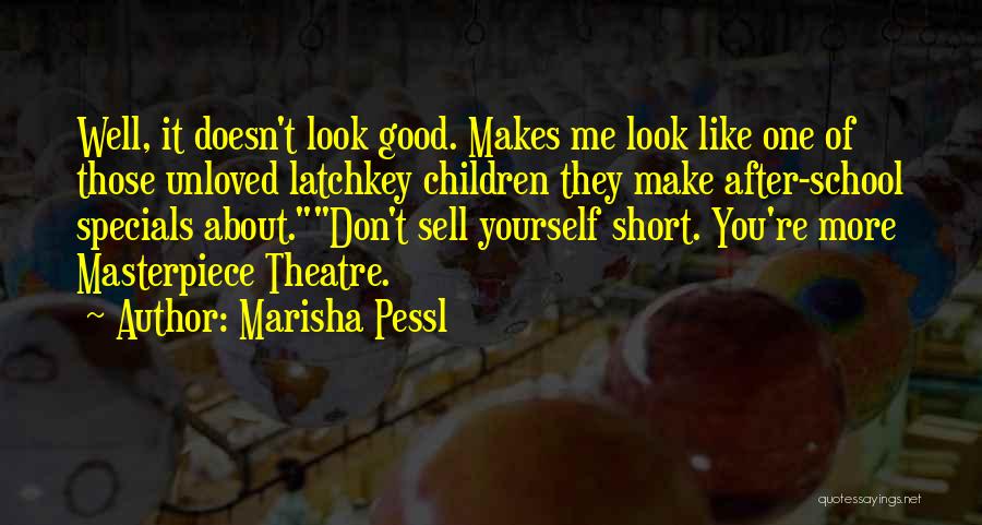 School Short Quotes By Marisha Pessl