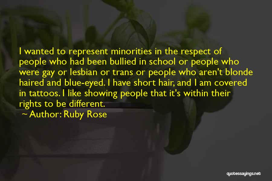 School Short Quotes By Ruby Rose