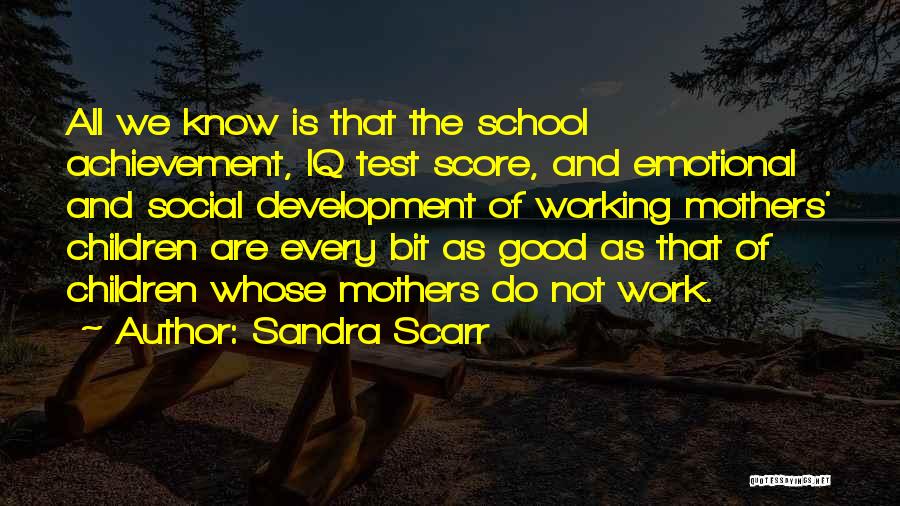 School Social Work Quotes By Sandra Scarr