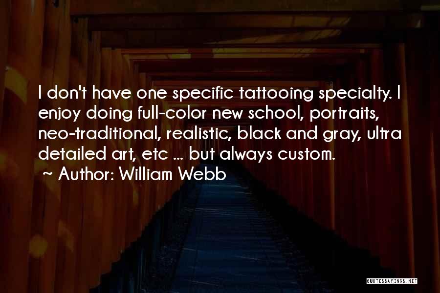 School Specialty Quotes By William Webb