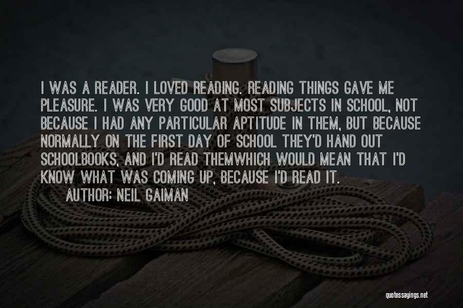 School Subjects Quotes By Neil Gaiman