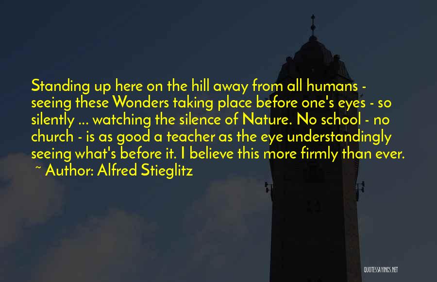 School Teacher Quotes By Alfred Stieglitz