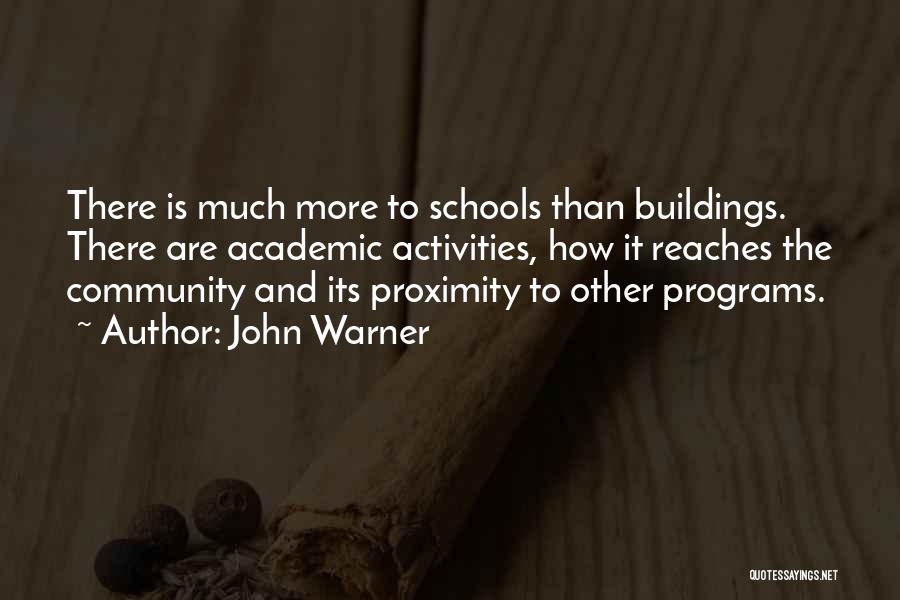 Schools And Community Quotes By John Warner