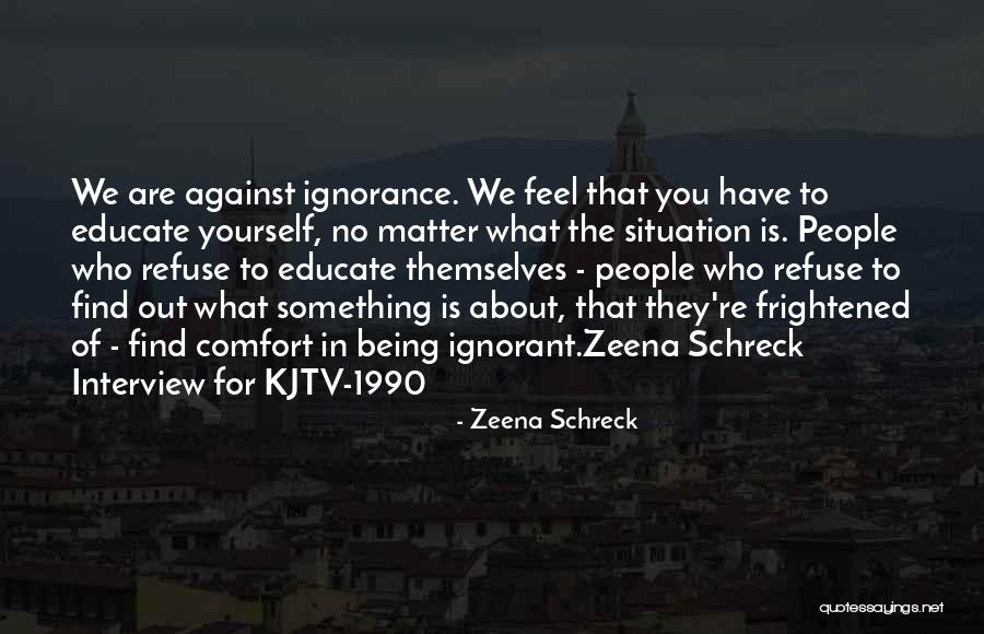Schreck Quotes By Zeena Schreck Schreck Quotes By Zeena Schreck