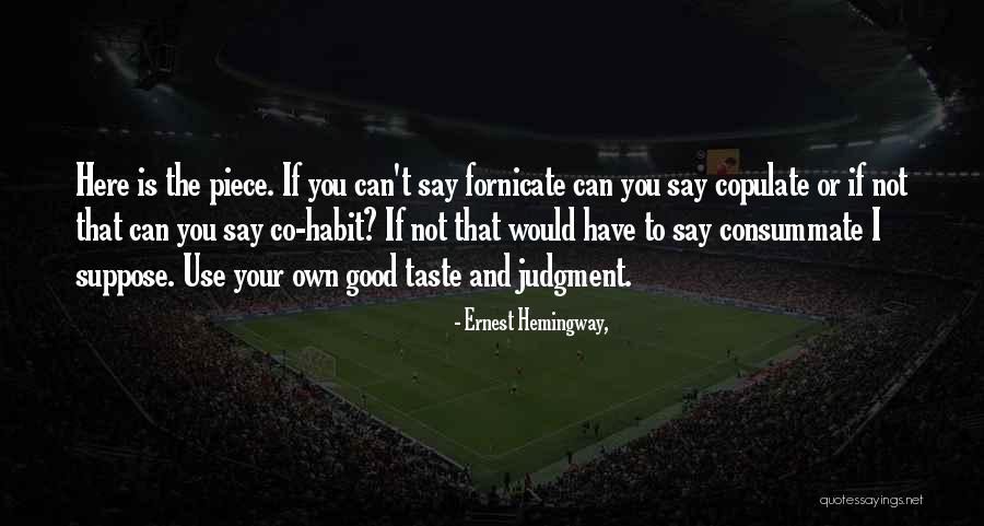 Schtupp Quotes By Ernest Hemingway, Schtupp Quotes By Ernest Hemingway,