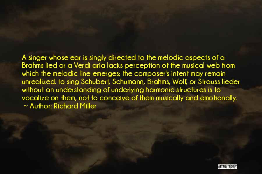 Schubert Quotes By Richard Miller