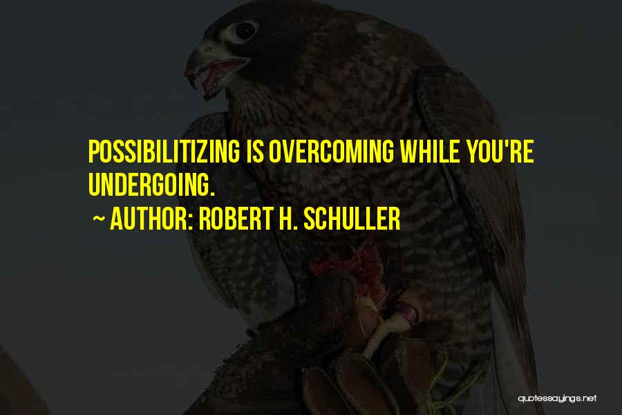 Schuller Robert Quotes By Robert H. Schuller