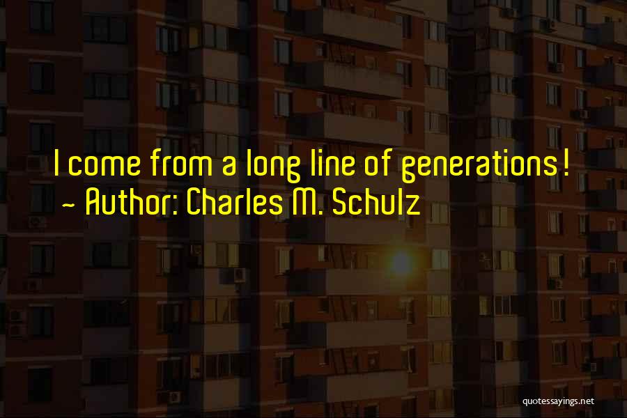 Schulz Charles Quotes By Charles M. Schulz