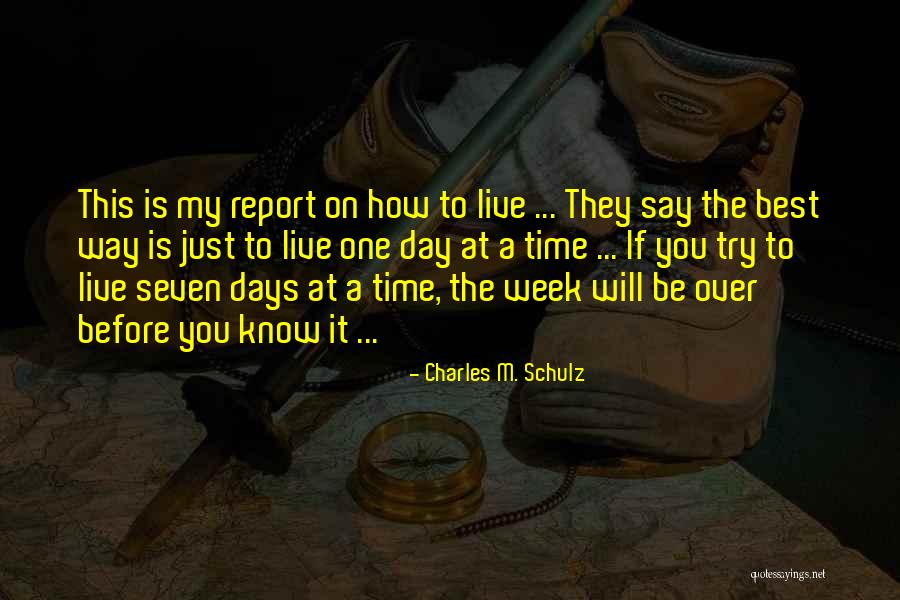 Schulz Charles Quotes By Charles M. Schulz Schulz Charles Quotes By Charles M. Schulz