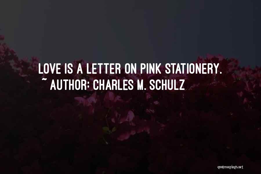 Schulz Charles Quotes By Charles M. Schulz