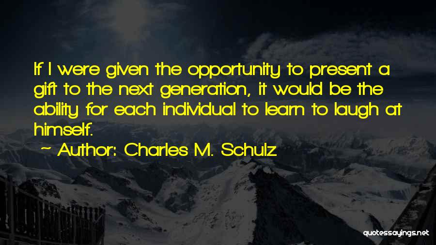 Schulz Charles Quotes By Charles M. Schulz