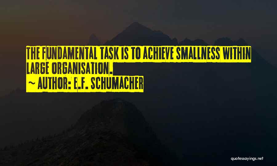 Schumacher Quotes By E.F. Schumacher