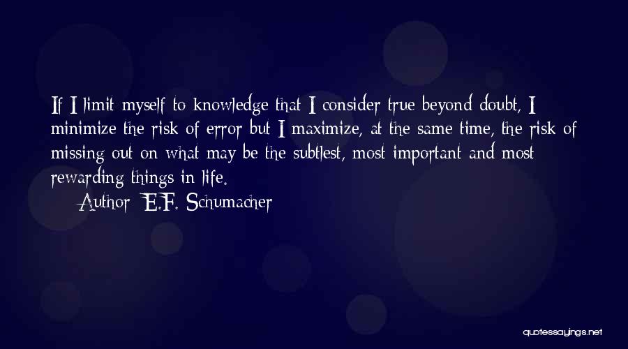 Schumacher Quotes By E.F. Schumacher