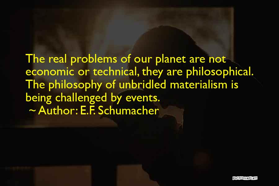 Schumacher Quotes By E.F. Schumacher