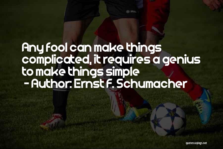 Schumacher Quotes By Ernst F. Schumacher