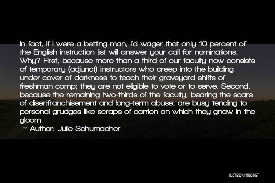 Schumacher Quotes By Julie Schumacher