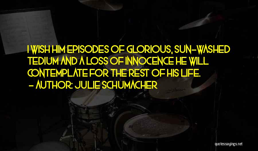 Schumacher Quotes By Julie Schumacher