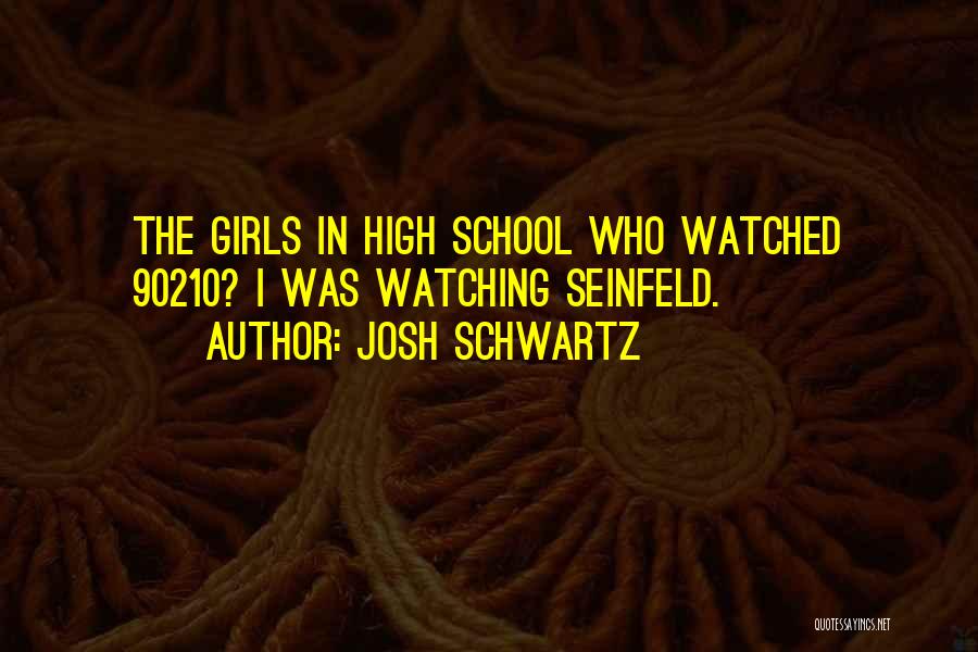 Schwartz Quotes By Josh Schwartz