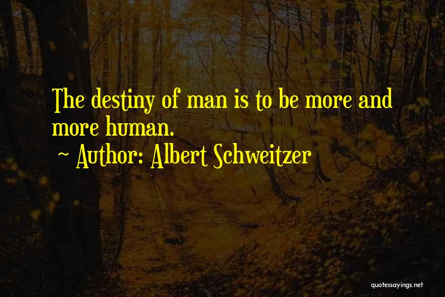 Schweitzer Quotes By Albert Schweitzer