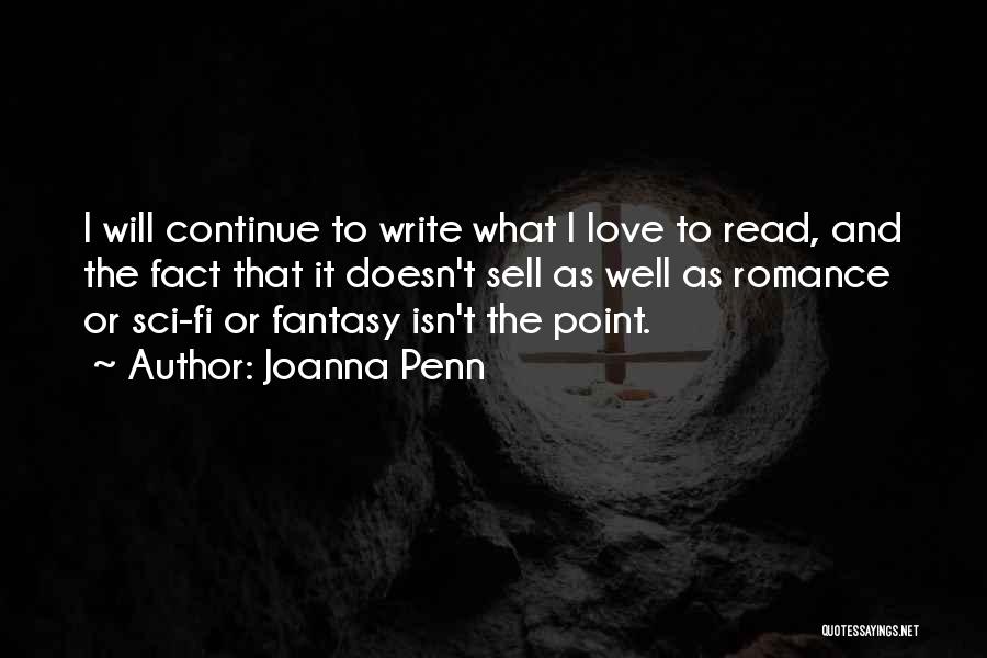 Sci Fi Love Quotes By Joanna Penn