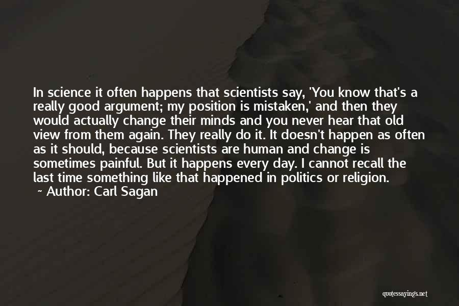 Science And Change Quotes By Carl Sagan