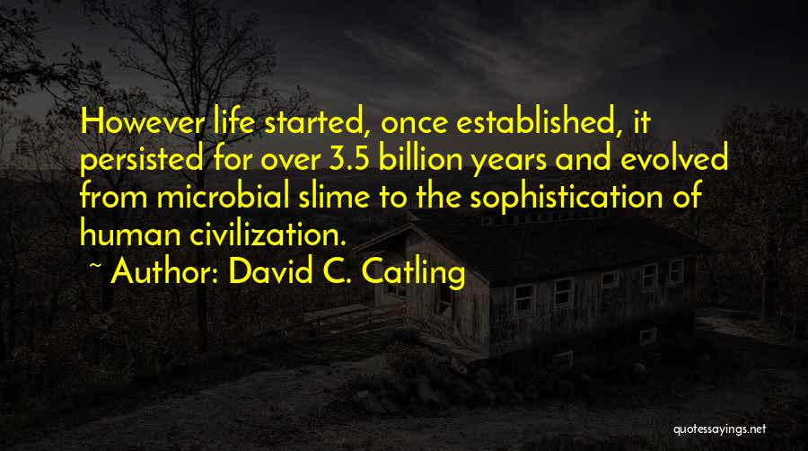 Science And Human Life Quotes By David C. Catling