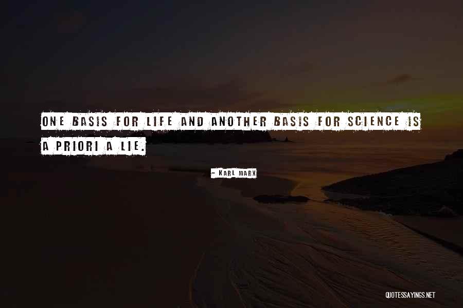 Science And Human Life Quotes By Karl Marx