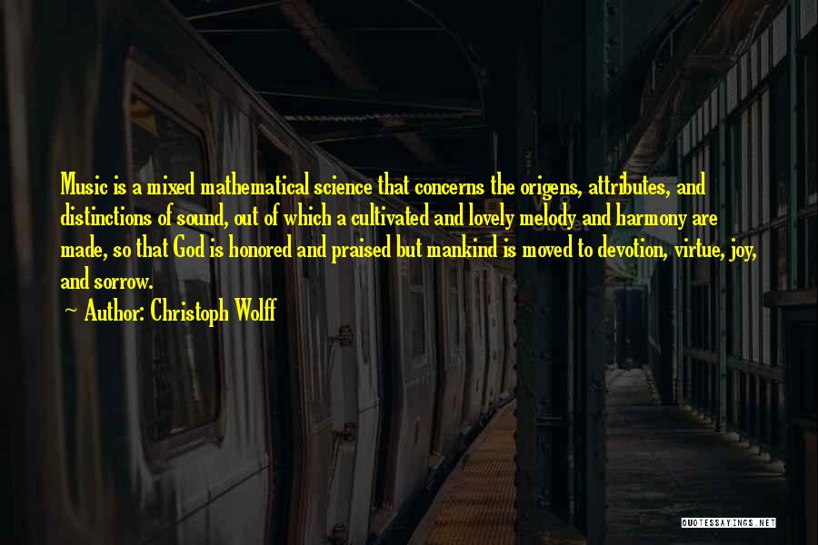 Science And Mankind Quotes By Christoph Wolff