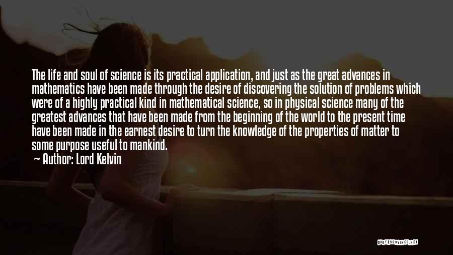 Science And Mankind Quotes By Lord Kelvin
