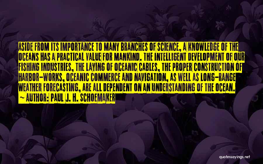 Science And Mankind Quotes By Paul J. H. Schoemaker