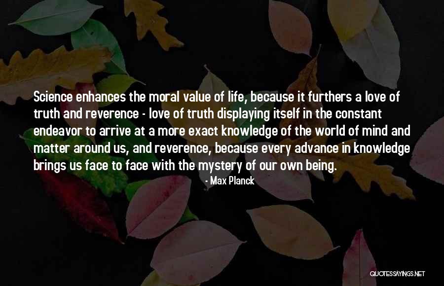 Science And Morality Quotes By Max Planck Science And Morality Quotes By Max Planck