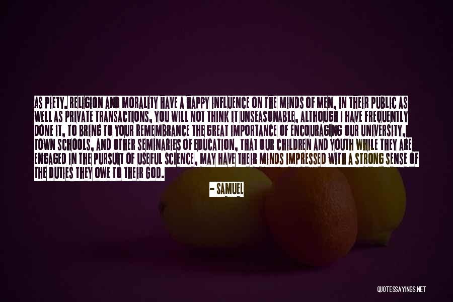 Science And Morality Quotes By Samuel Science And Morality Quotes By Samuel