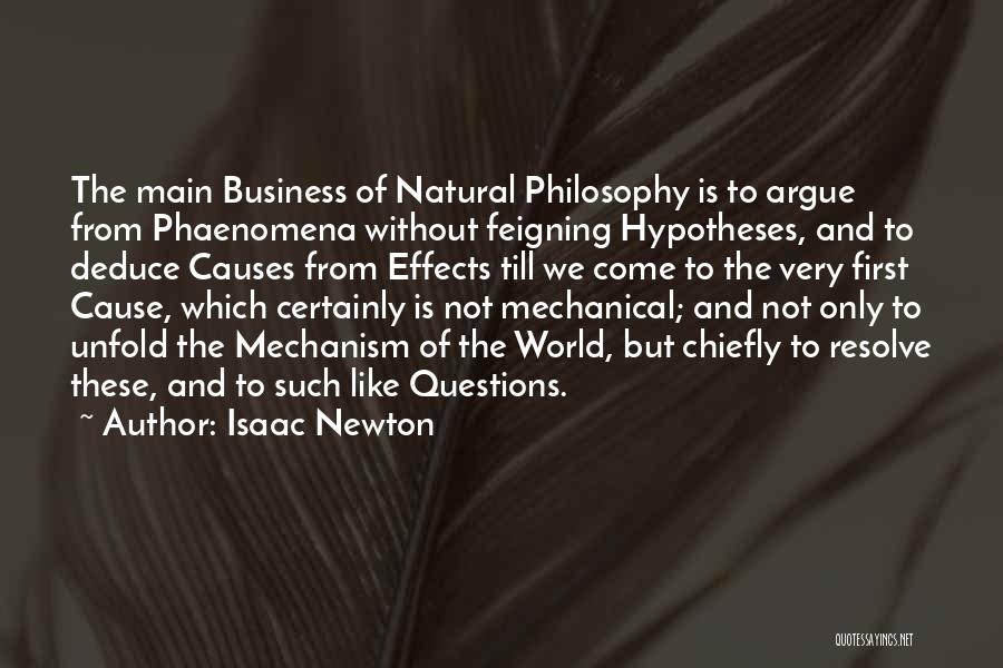 Science And Philosophy Quotes By Isaac Newton