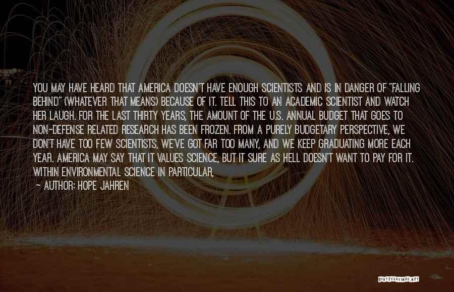 Science And Quotes By Hope Jahren